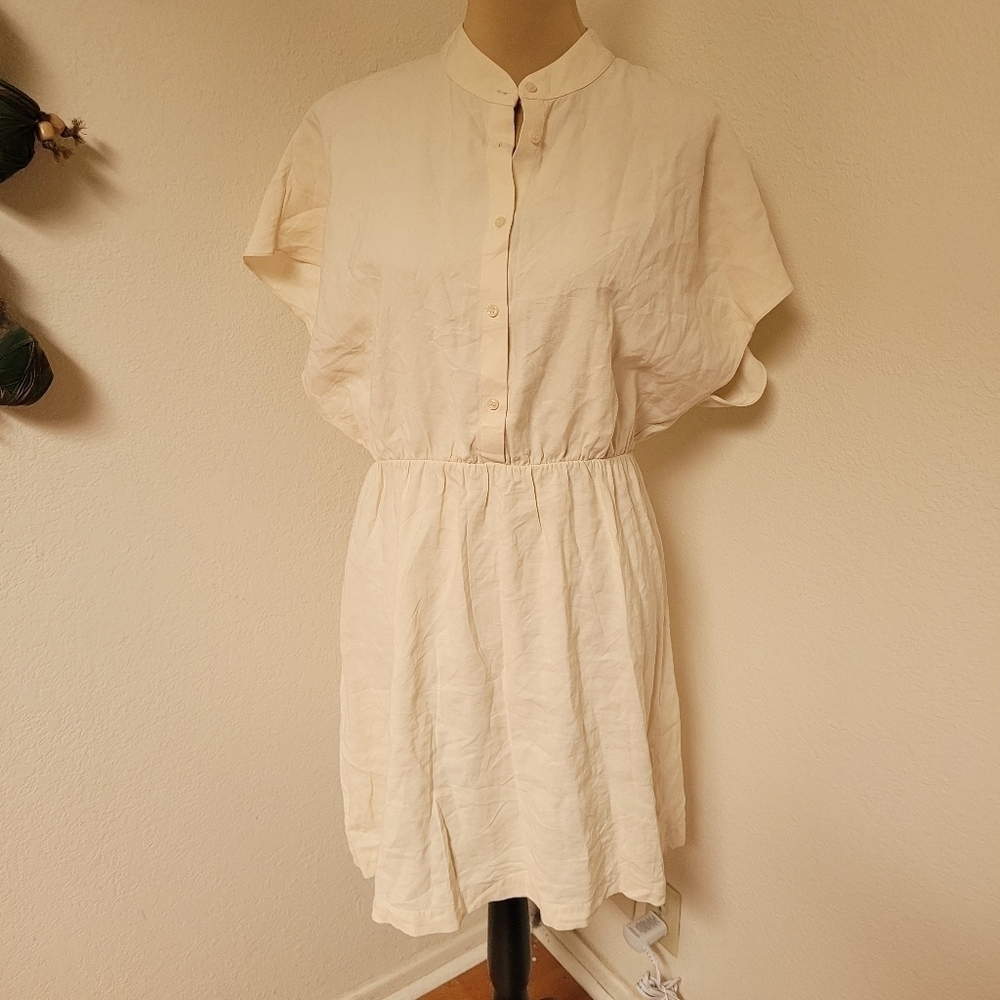 Stockholm Ateliers & Other Stories Cream Colored Dress